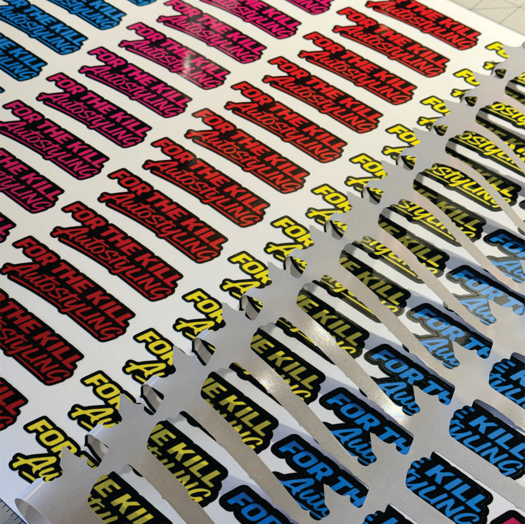 Custom Printed High Tack Stickers