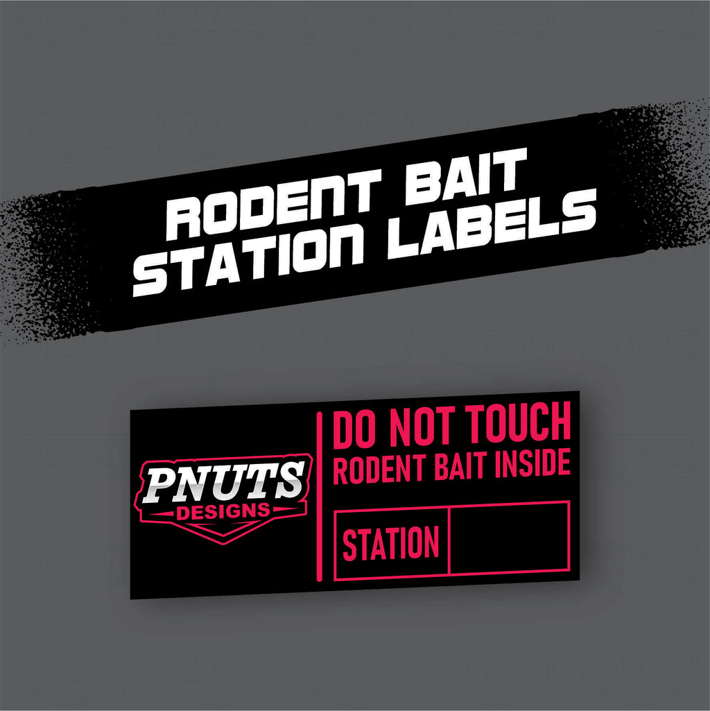 Rodent Bait Station Labels