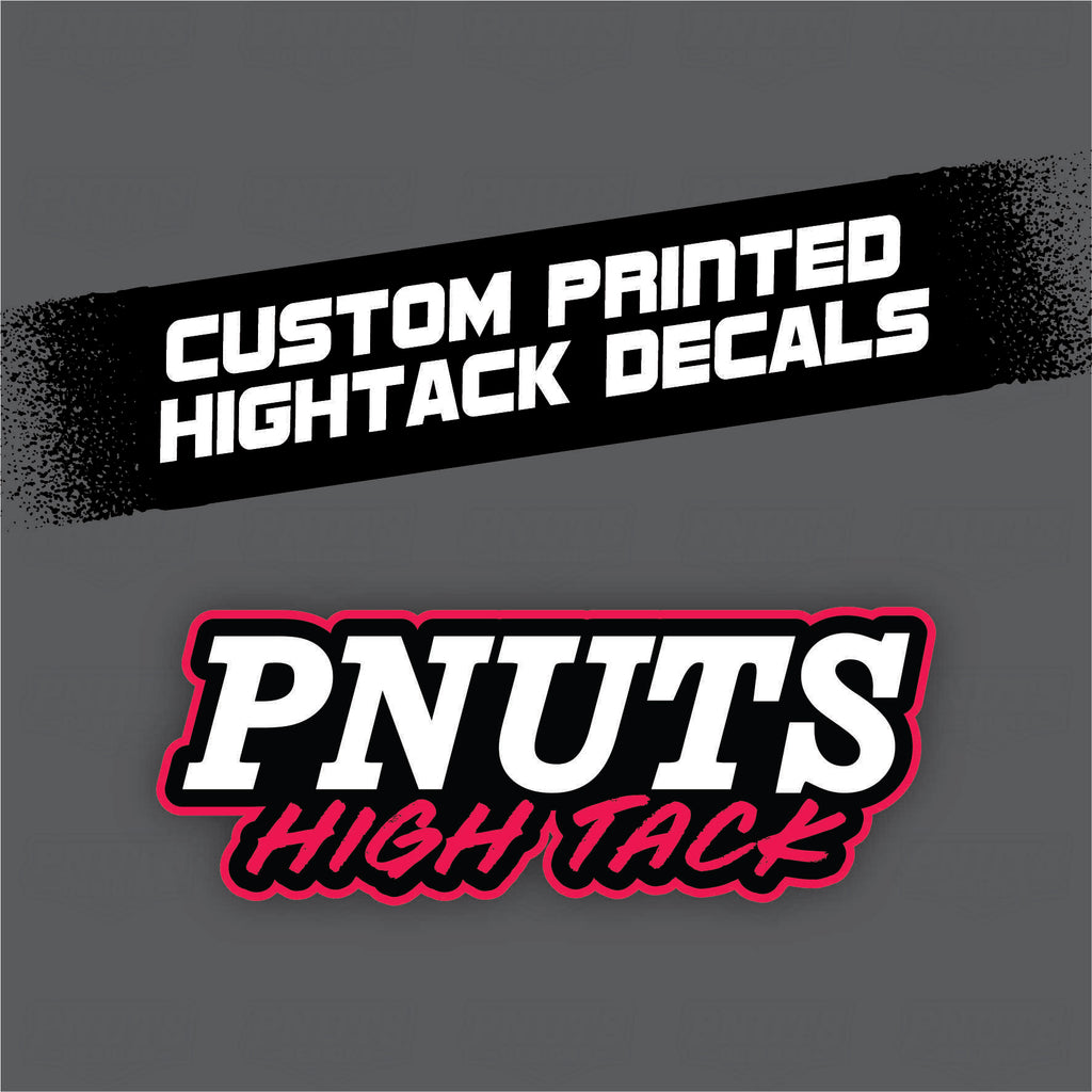 Custom Printed High Tack Stickers