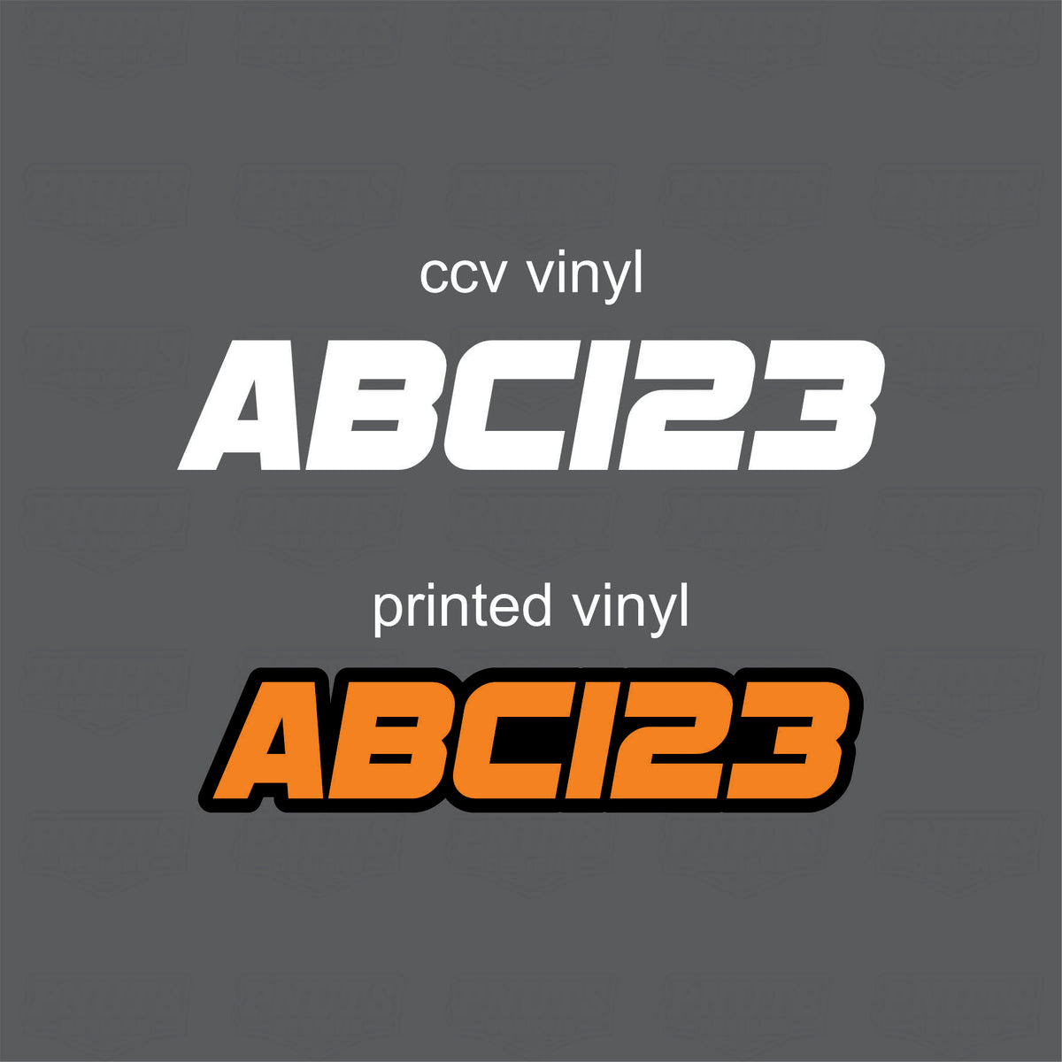 Jetski Rego Decal Pair